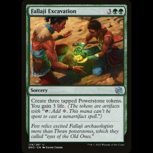 MTG Excavación fallaji (Fallaji Excavation) The Brothers' War bro#178