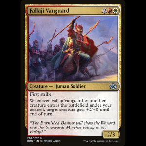 MTG Vanguardia fallaji (Fallaji Vanguard) The Brothers' War bro#210