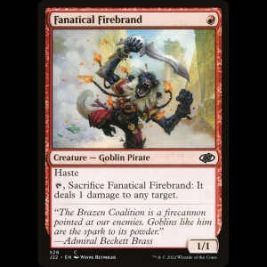 MTG Fanatical Firebrand Jumpstart 2022 j22#528