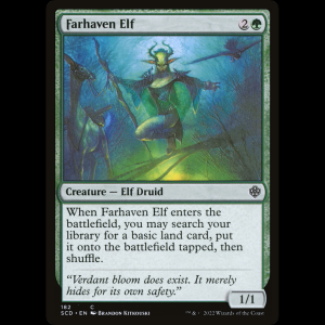 MTG Farhaven Elf Starter Commander Decks scd#182