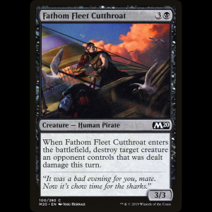 MTG Asesina de la Flota Abisal (Fathom Fleet Cutthroat) Core Set 2020 m20#100