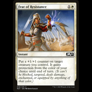 MTG Hito de resistencia (Feat of Resistance) Core Set 2021 m21#19