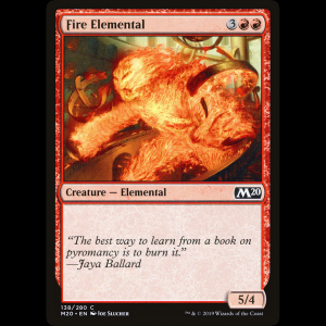 MTG Elemental de fuego (Fire Elemental) Core Set 2020 m20#138