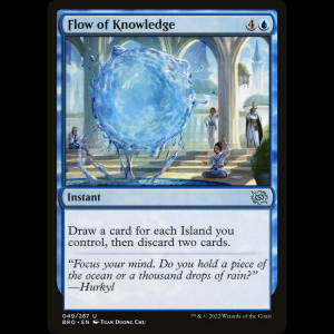 MTG Flujo de conocimiento (Flow of Knowledge) The Brothers' War bro#49