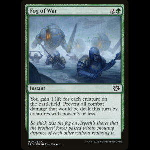 MTG Niebla de guerra (Fog of War) The Brothers' War bro#180
