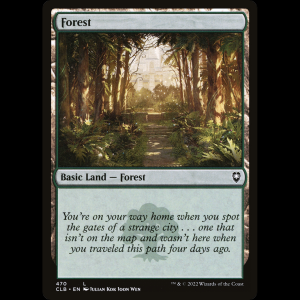 MTG Forest Commander Legends: Battle for Baldur's Gate clb#470