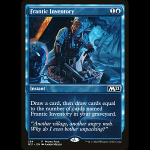 MTG Inventario frenético (Frantic Inventory) Core Set 2021 m21#394