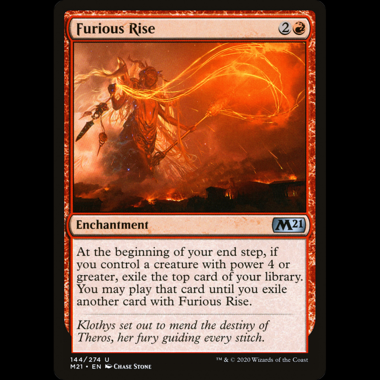 MTG Alzamiento furioso (Furious Rise) Core Set 2021 m21#144 - Madtoyz