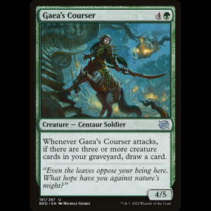 MTG Cazadora de Gaia (Gaea's Courser) The Brothers' War bro#181