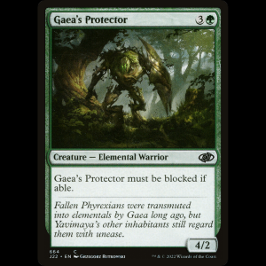 MTG Gaea's Protector Jumpstart 2022 j22#664