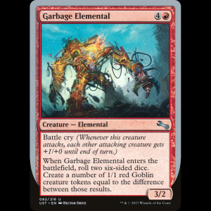 MTG Garbage Elemental Unstable ust#82c