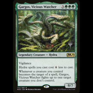 MTG Gargos, vigilante brutal (Gargos, Vicious Watcher) Core Set 2020 Promos pm20#172p