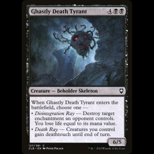 MTG Ghastly Death Tyrant Commander Legends: Battle for Baldur's Gate clb#127