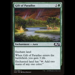 MTG Obsequio del paraíso (Gift of Paradise) Core Set 2020 m20#173