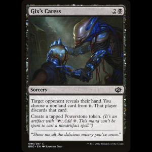 MTG Caricia de Gix (Gix's Caress) The Brothers' War bro#96