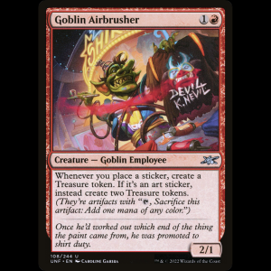 MTG Goblin Airbrusher Unfinity unf#108