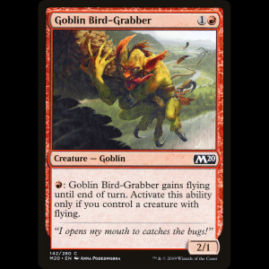 MTG Aferrapájaros trasgo (Goblin Bird-Grabber) Core Set 2020 m20#142