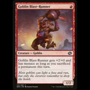 MTG Goblin Blast-Runner The Brothers' War bro#137