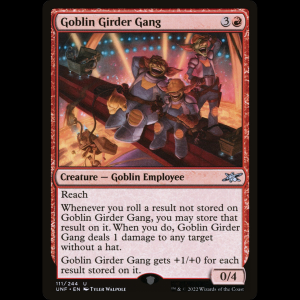 MTG Goblin Girder Gang Unfinity unf#111