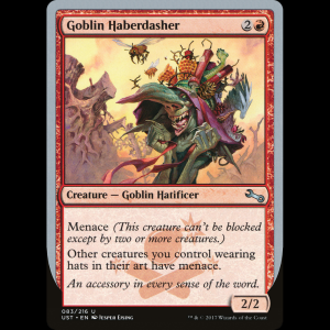 MTG Goblin Haberdasher Unstable ust#83