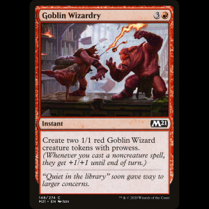 MTG Magia trasga (Goblin Wizardry) Core Set 2021 m21#148