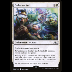 MTG Gobsmacked Unfinity unf#11