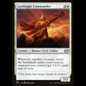 MTG Goldnight Commander Jumpstart 2022 j22#192