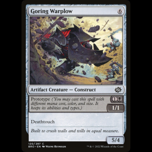 MTG Arado de guerra embestidor (Goring Warplow) The Brothers' War bro#120