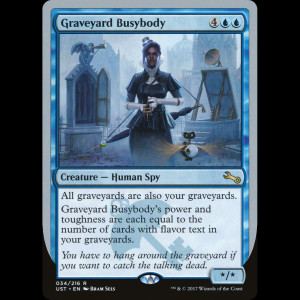 MTG Graveyard Busybody Unstable ust#34