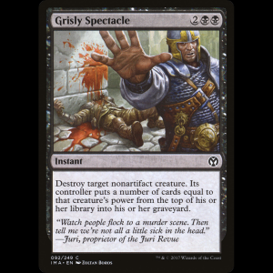 MTG Grisly Spectacle Iconic Masters ima#92