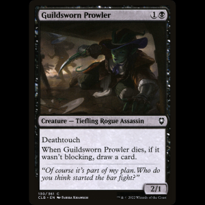 MTG Guildsworn Prowler Commander Legends: Battle for Baldur's Gate clb#130