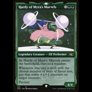 MTG Hardy of Myra's Marvels Unfinity unf#252