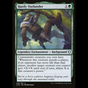 MTG Hardy Outlander Commander Legends: Battle for Baldur's Gate clb#235
