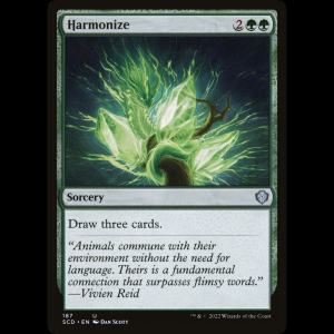MTG Harmonize Starter Commander Decks scd#187