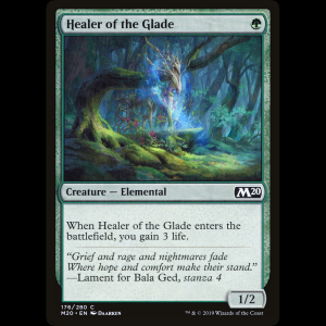 MTG Sanador del claro (Healer of the Glade) Core Set 2020 m20#176