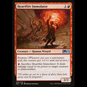 MTG Inmolador de la llama del corazón (Heartfire Immolator) Core Set 2021 m21#150