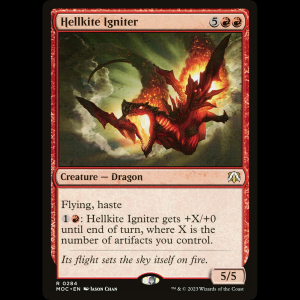 MTG Hellkite Igniter March of the Machine Commander moc#284