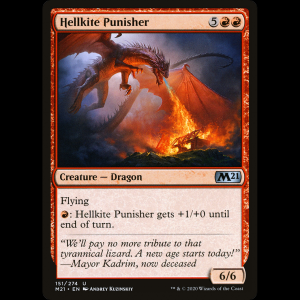 MTG Engendro castigador (Hellkite Punisher) Core Set 2021 m21#151