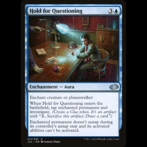 MTG Hold for Questioning Jumpstart 2022 j22#11