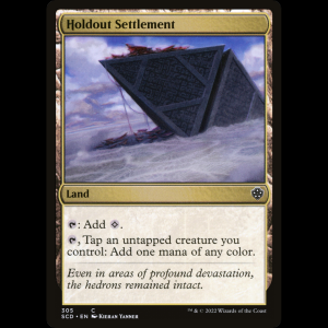 MTG Holdout Settlement Starter Commander Decks scd#305