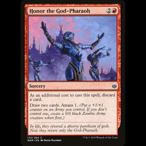 MTG 王神への敬意 (Honor the God-Pharaoh) War of the Spark war#132