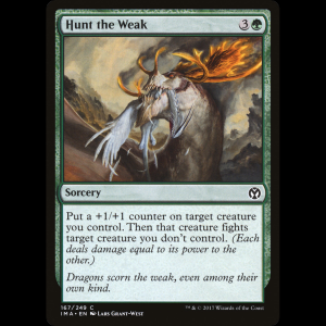 MTG Hunt the Weak Iconic Masters ima#167