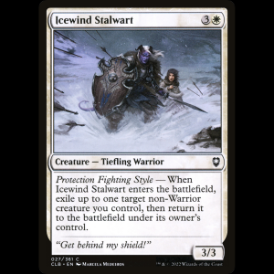 MTG Icewind Stalwart Commander Legends: Battle for Baldur's Gate clb#27