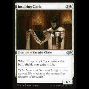 MTG Inspiring Cleric Jumpstart 2022 j22#199