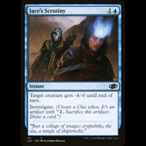 MTG Jace's Scrutiny Jumpstart 2022 j22#311