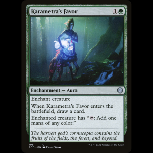 MTG Karametra's Favor Starter Commander Decks scd#195