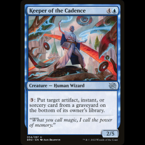 MTG Guardiana de la cadencia (Keeper of the Cadence) The Brothers' War bro#54
