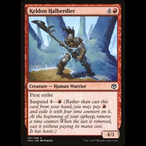 MTG Keldon Halberdier Iconic Masters ima#135