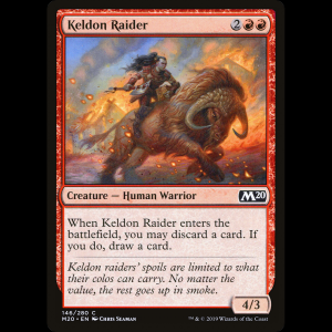 MTG Incursora keldon (Keldon Raider) Core Set 2020 m20#146