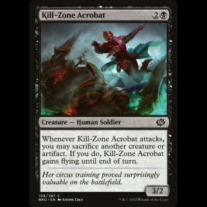 MTG Acróbata de la zona mortífera (Kill-Zone Acrobat) The Brothers' War bro#106